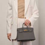Hermès Birkin 25 GrisMeyer 1M | Sell your designer bag on Saclab.com