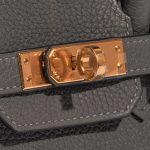 Hermès Birkin 25 GrisMeyer Closing System  | Sell your designer bag on Saclab.com