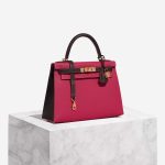 Hermès Kelly 28 RoseTyrien-Chocolate 0F | Sell your designer bag on Saclab.com