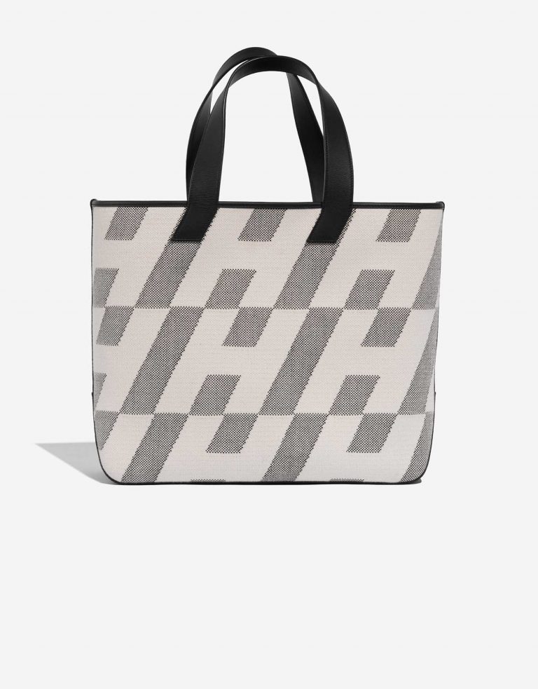 Hermès CabasHEnBias 40 Black-Ecru 0F | Sell your designer bag on Saclab.com