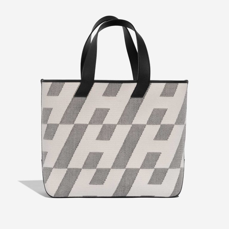 Hermès CabasHEnBias 40 Black-Ecru 2F S | Sell your designer bag on Saclab.com