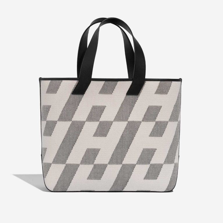 Hermès CabasHEnBias 40 Black-Ecru 5B S | Sell your designer bag on Saclab.com