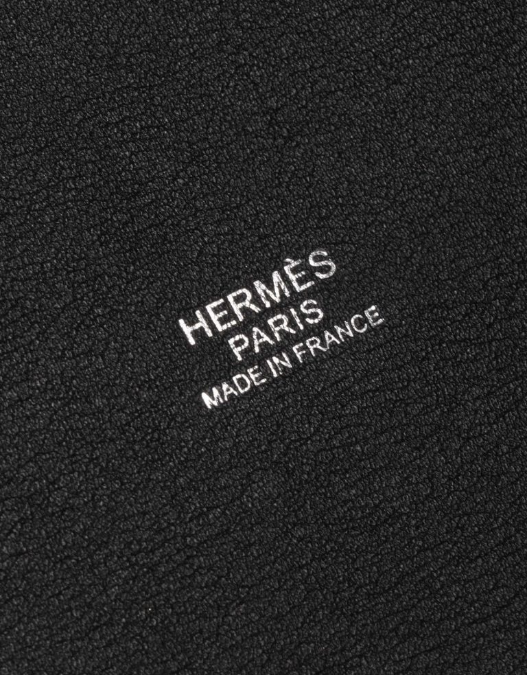 Hermès CabasHEnBias 40 Black-Ecru Logo  | Sell your designer bag on Saclab.com