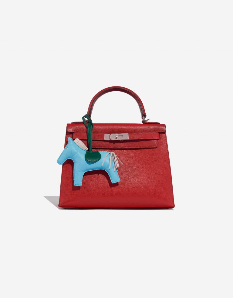 Hermès Rodeo GM BleuCeleste-Béton-Malachite 0F | Sell your designer bag on Saclab.com
