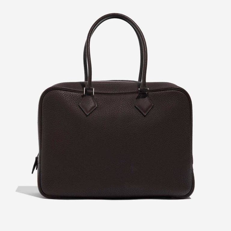 Hermès Plume 32 Chocolate Front  | Sell your designer bag on Saclab.com