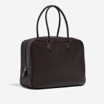 Hermès Plume 32 Chocolate Side Front  | Sell your designer bag on Saclab.com