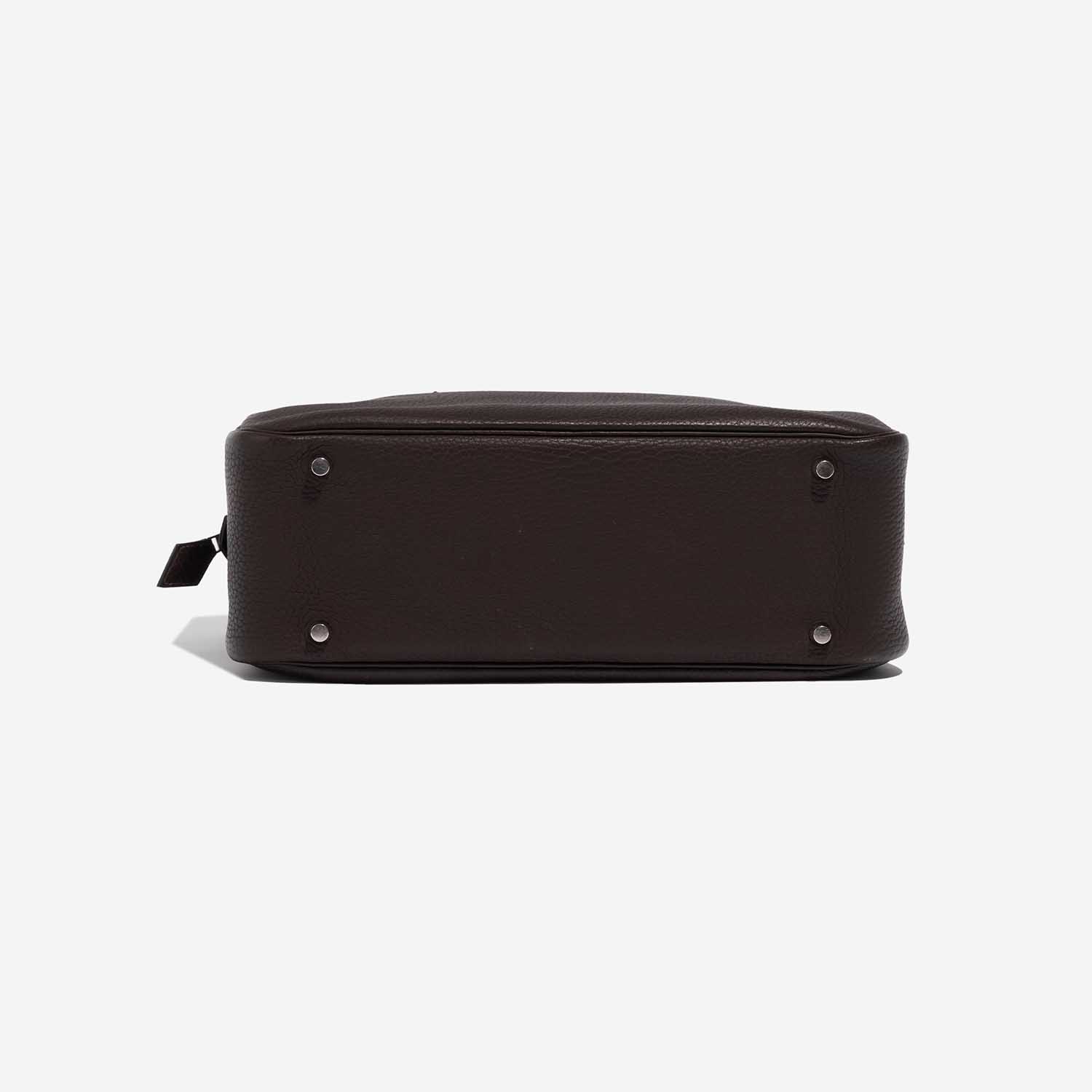 Hermès Plume 32 Chocolate Bottom  | Sell your designer bag on Saclab.com