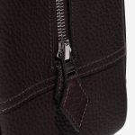 Hermès Plume 32 Chocolate Closing System  | Sell your designer bag on Saclab.com