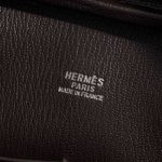 Hermès Plume 32 Chocolate Logo  | Sell your designer bag on Saclab.com