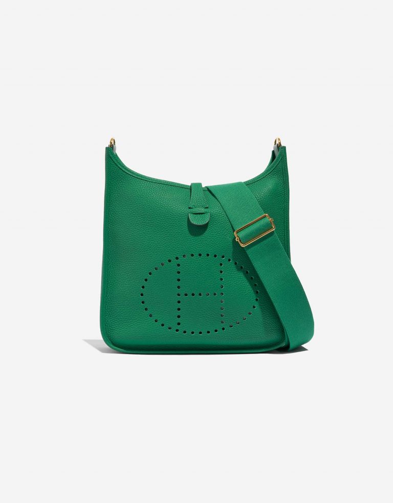 Hermès Evelyne 29 VertJade Front  | Sell your designer bag on Saclab.com