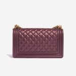 Chanel Boy NewMedium MetallicRoseGold Back  | Sell your designer bag on Saclab.com