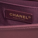 Chanel Boy NewMedium MetallicRoseGold Logo  | Sell your designer bag on Saclab.com