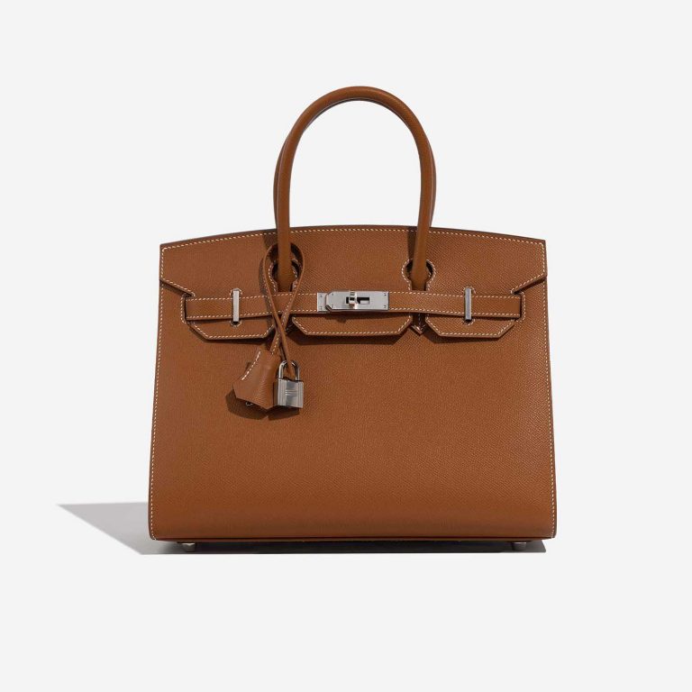 Hermès Birkin 30 Gold Front  | Sell your designer bag on Saclab.com