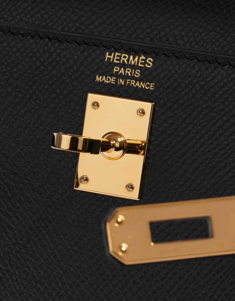 Hermès Kelly 25 Epsom Black | SACLÀB