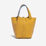 Hermès Picotin 18 JauneAmbre-Celeste 5B S | Sell your designer bag on Saclab.com