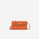 Hermès Kelly ToGo Orange Front  | Sell your designer bag on Saclab.com