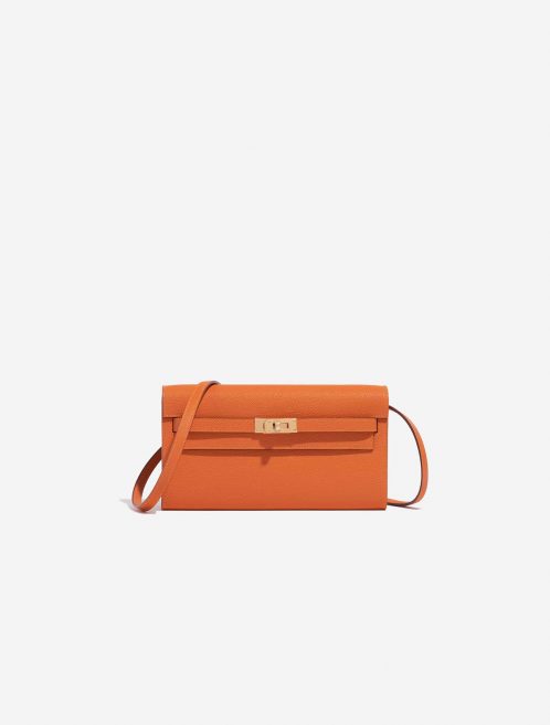 Hermès Kelly ToGo Orange Front  | Sell your designer bag on Saclab.com