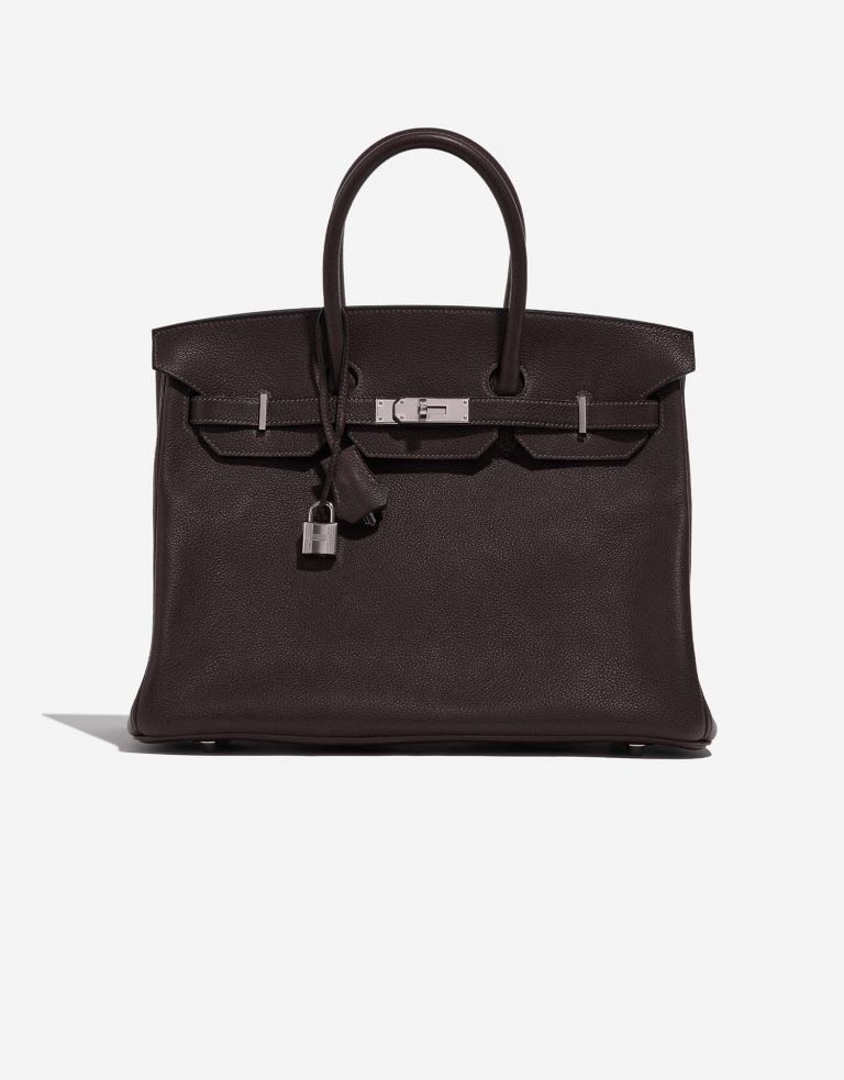 Hermès Birkin 35 Chocolate Front  | Sell your designer bag on Saclab.com