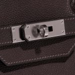 Hermès Birkin 35 Chocolate Closing System  | Sell your designer bag on Saclab.com