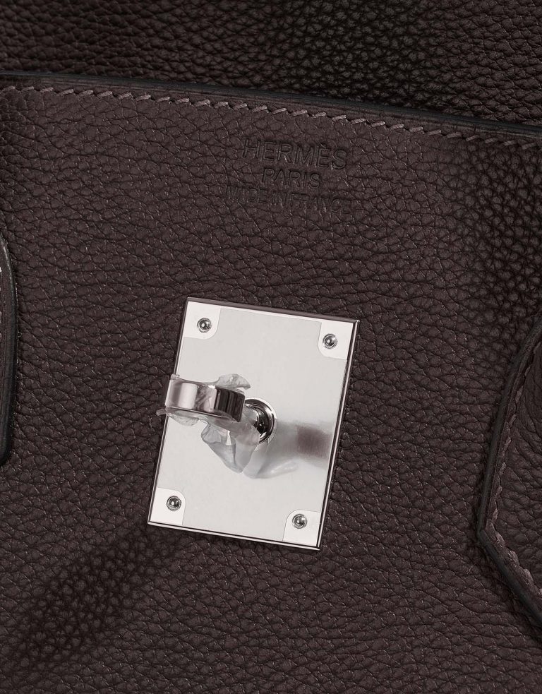 Hermès Birkin 35 Chocolate Logo | Vendez votre sac de créateur sur Saclab.com