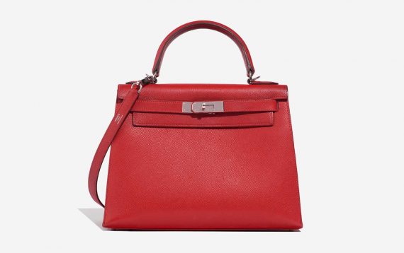 Hermès Kelly 28 RougeCasaque 0F | Sell your designer bag on Saclab.com