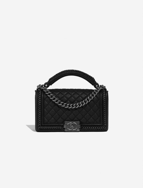 Chanel Boy OldMedium Black 0F | Sell your designer bag on Saclab.com