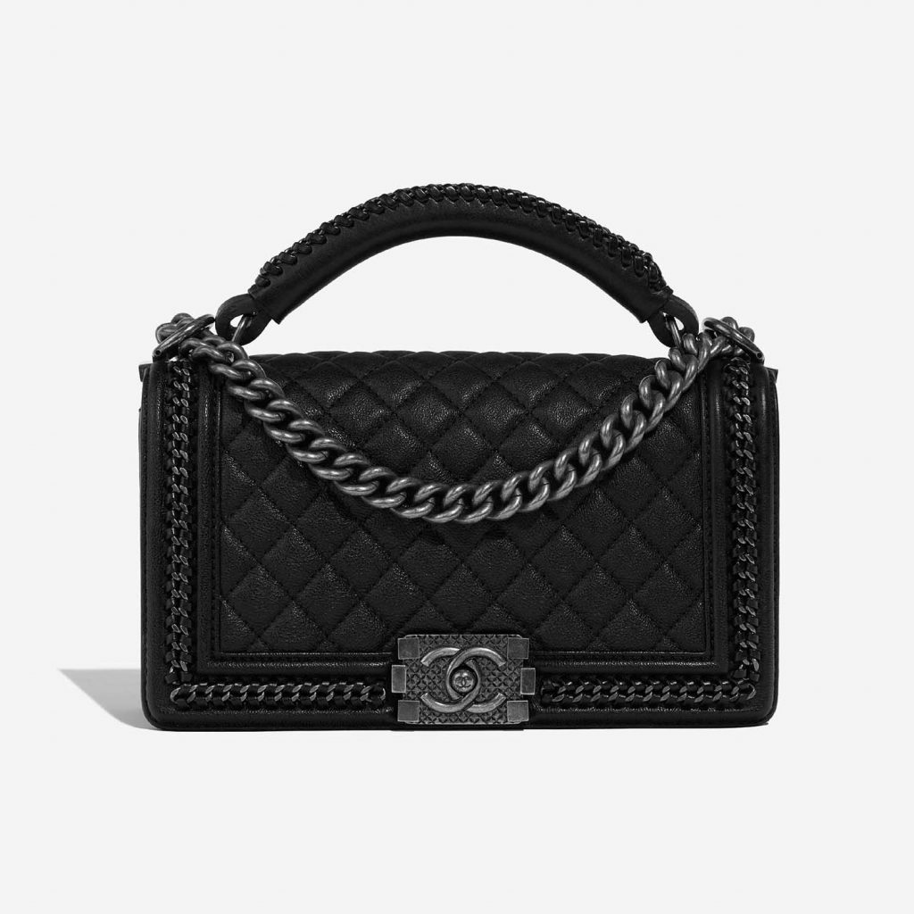 Chanel Boy Old Medium Calf Black SACLÀB