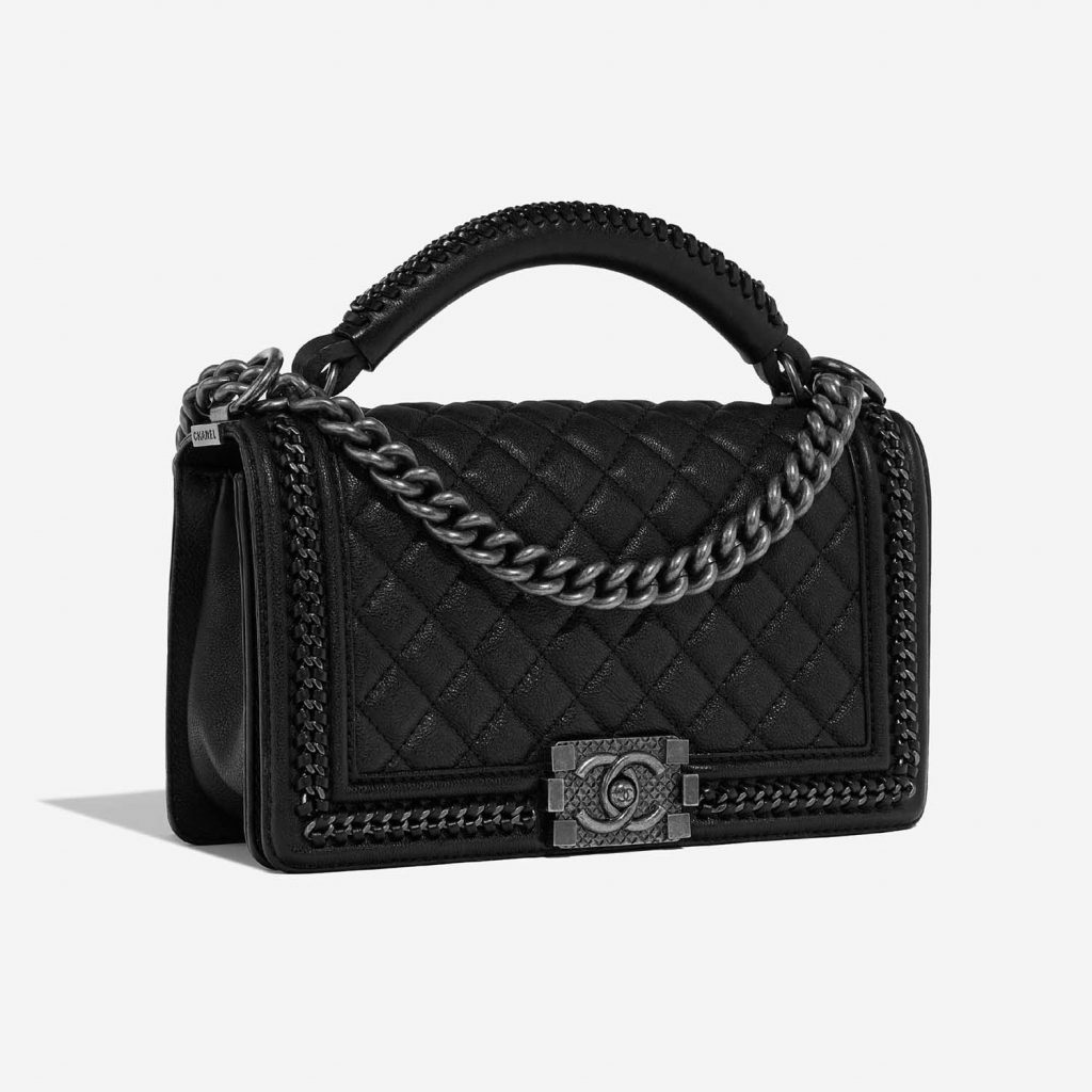 Chanel Boy Old Medium Calf Black SACLÀB