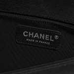 Chanel Boy OldMedium Black Logo  | Sell your designer bag on Saclab.com