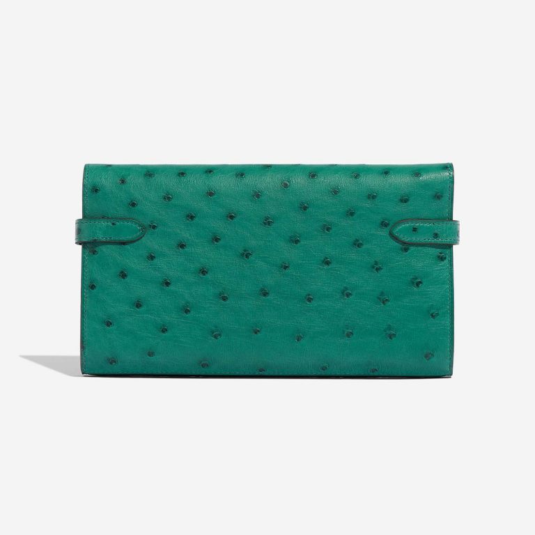 Hermès Kelly LongWallet VertVerone Back  | Sell your designer bag on Saclab.com