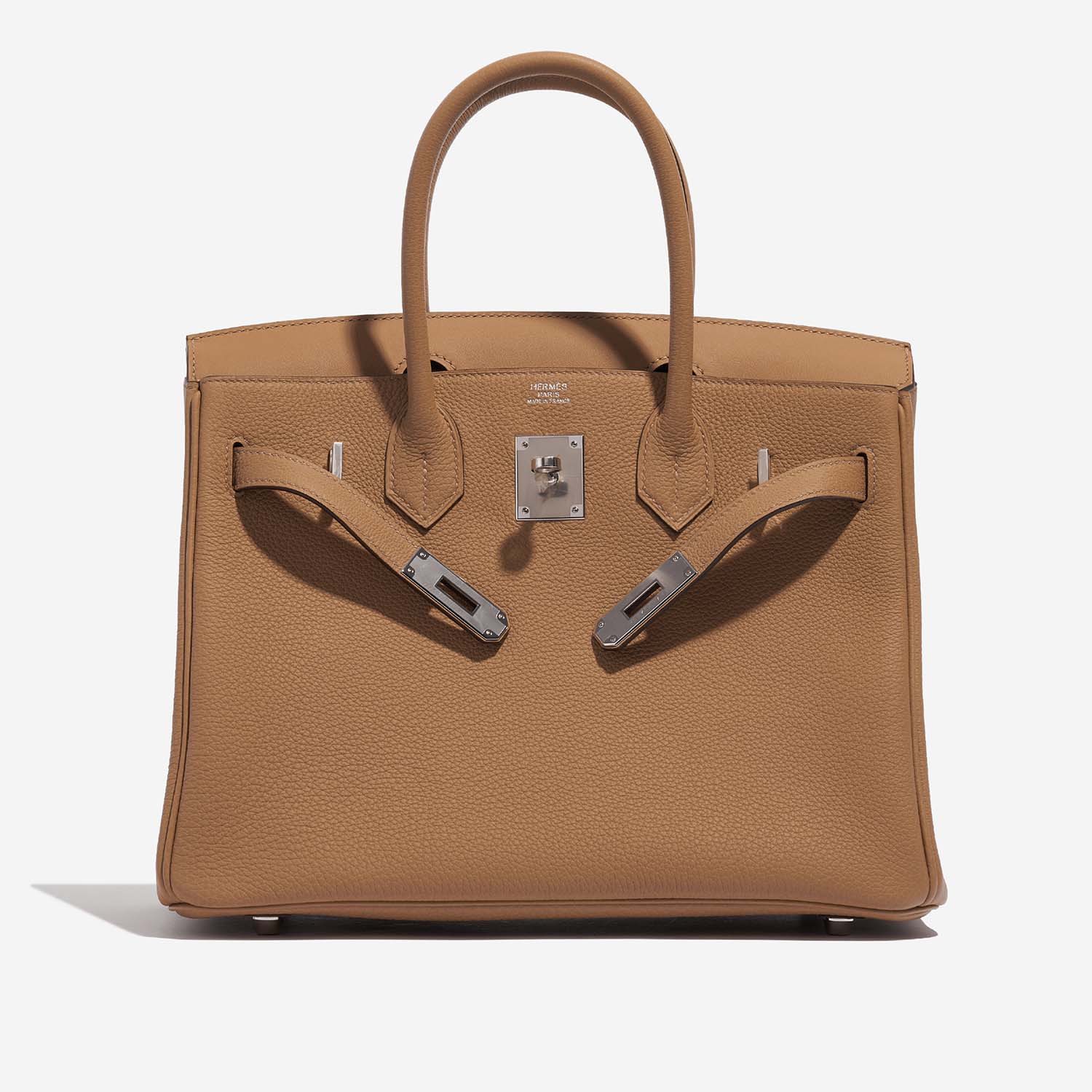 Hermès Birkin3in1 30 Bisquit-Ecru Front Open | Sell your designer bag on Saclab.com