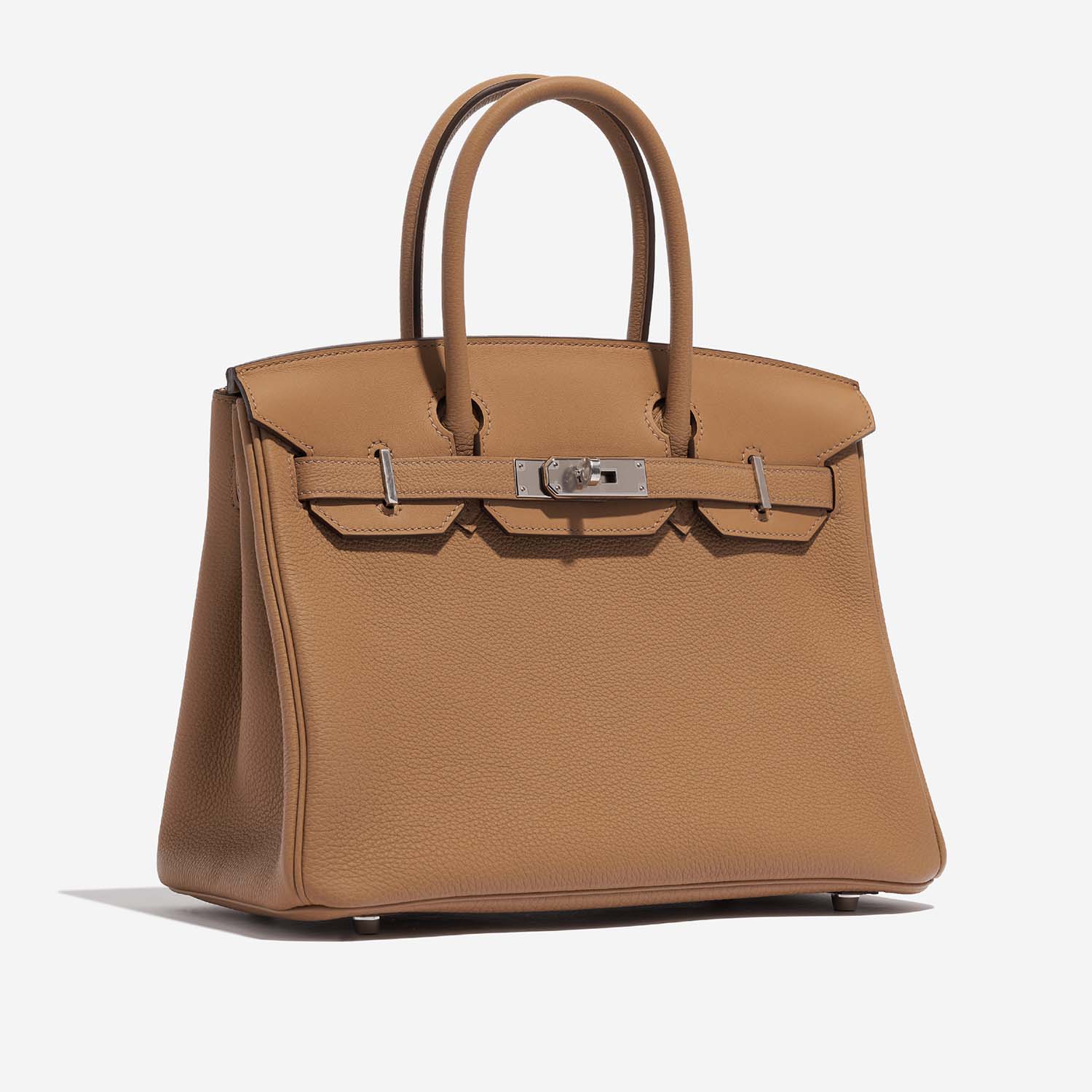 Hermès Birkin3in1 30 Bisquit-Ecru Side Front  | Sell your designer bag on Saclab.com