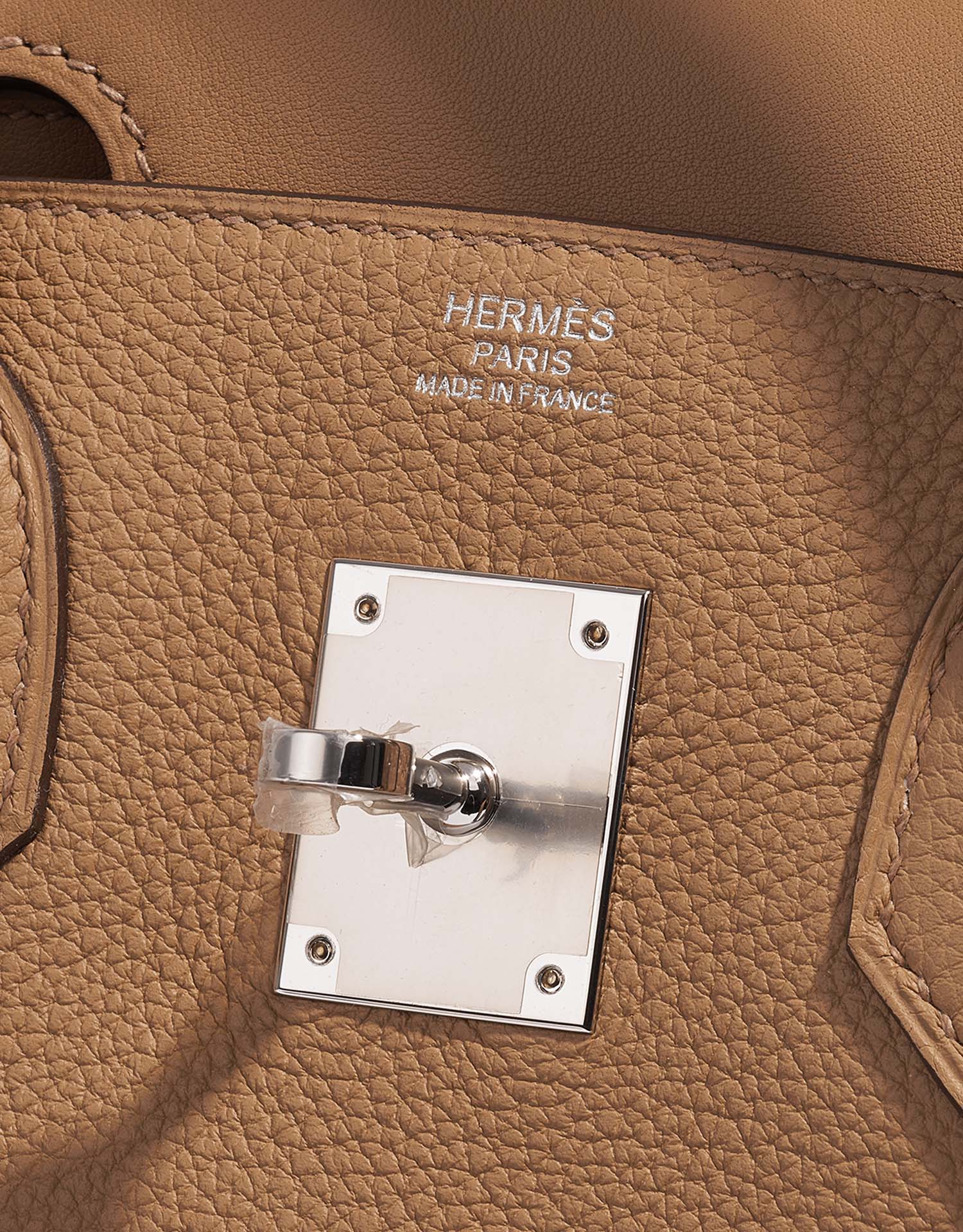 Hermès Birkin3in1 30 Bisquit-Ecru Logo  | Sell your designer bag on Saclab.com