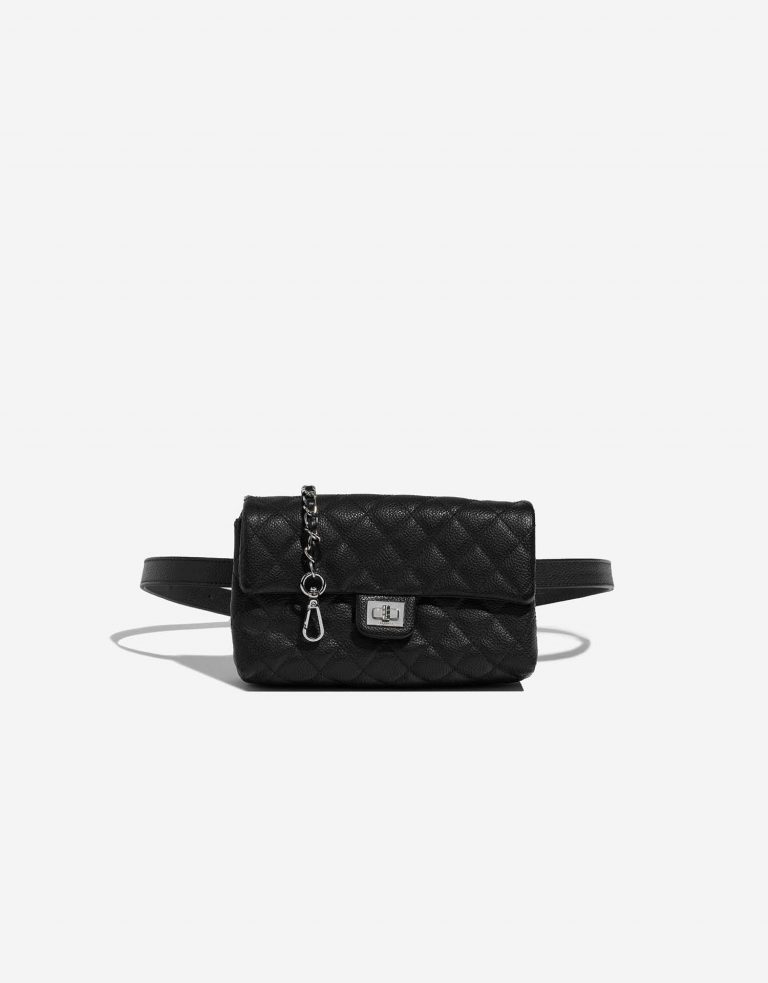 Chanel 255Reissue BeltBag Black Front  | Sell your designer bag on Saclab.com