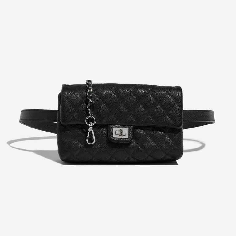 Chanel 255Reissue BeltBag Black Front  | Sell your designer bag on Saclab.com