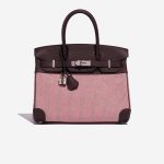 Hermès Birkin 30 Ecru-RougeSellier-Anemone-Brique Front  | Sell your designer bag on Saclab.com