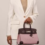 Hermès Birkin 30 Ecru-RougeSellier-Anemone-Brique Sizes Worn | Sell your designer bag on Saclab.com