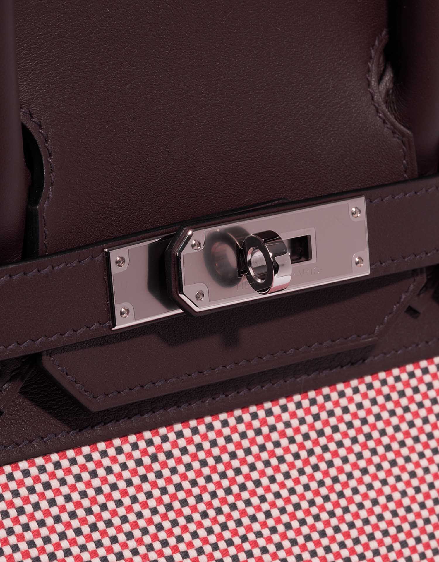 Hermès Birkin 30 Ecru-RougeSellier-Anemone-Brique Système de fermeture | Vendez votre sac de créateur sur Saclab.com