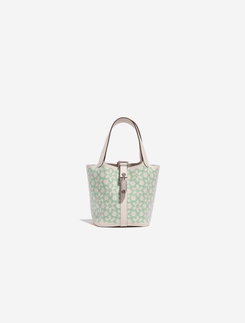 Hermès Picotin 14 Nata-Vert-Blanc Front | Vendez votre sac de créateur sur Saclab.com