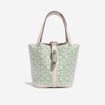 Hermès Picotin 14 Nata-Vert-Blanc Front  | Sell your designer bag on Saclab.com