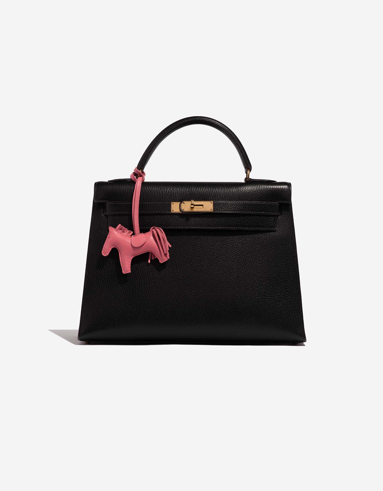 BRAND NEW HERMES Rodeo Charm In Rose Azalee For Birkin And Kelly