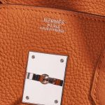 Hermès Birkin 30 Orange Logo  | Sell your designer bag on Saclab.com