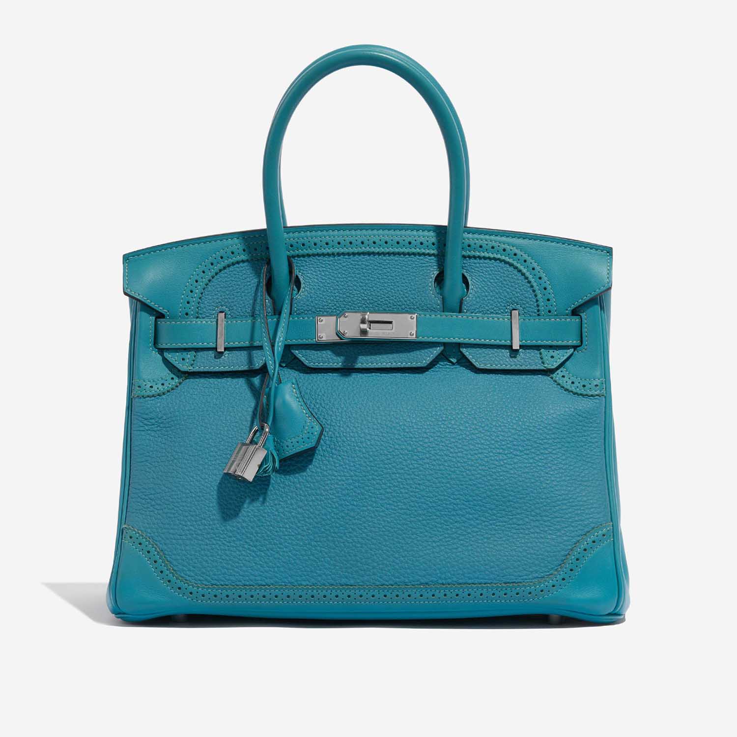 Hermès Birkin 30 Turquoise 2F S | Vendez votre sac de créateur sur Saclab.com