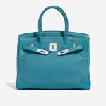 Hermès Birkin 30 Turquoise 3FO S | Sell your designer bag on Saclab.com
