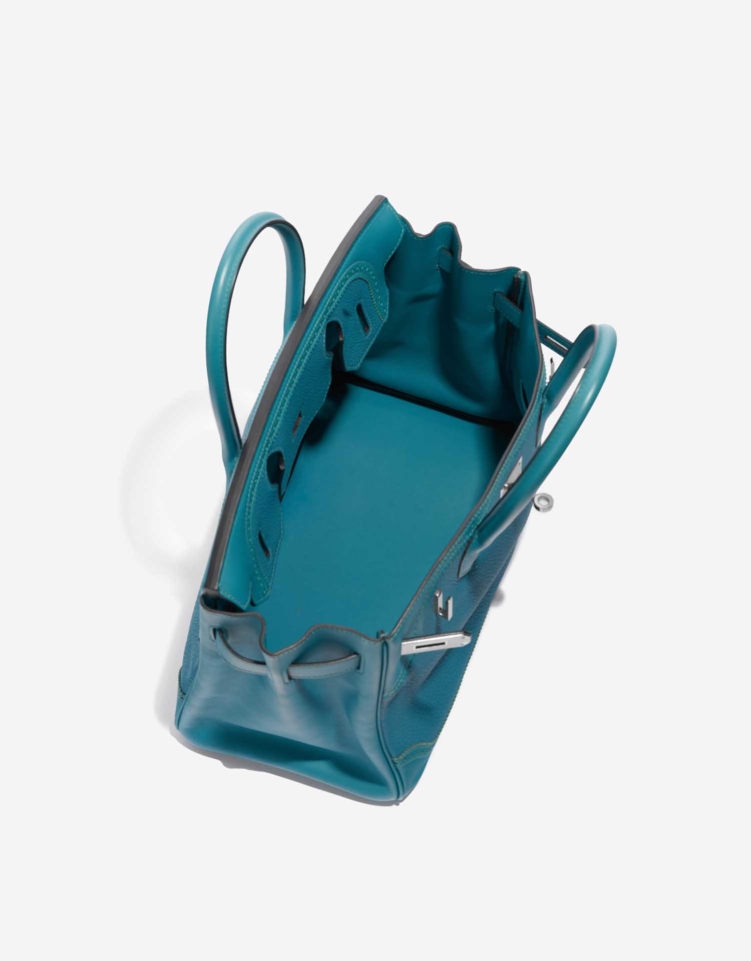 Hermès Birkin 30 Turquoise Inside  | Sell your designer bag on Saclab.com