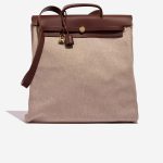 Hermès Herbag 39 Ecru-Chataig 0F | Vendez votre sac de créateur sur Saclab.com