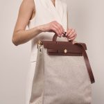 Hermès Herbag 39 Ecru-Chataig 1M | Sell your designer bag on Saclab.com