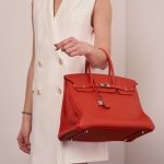 Hermès Birkin 35 RougeTomate 1M | Sell your designer bag on Saclab.com