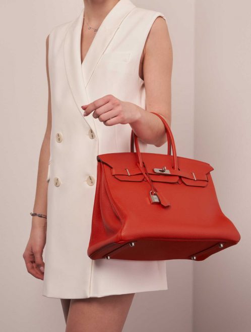 Hermès Birkin 35 RougeTomate 1M | Vendez votre sac de créateur sur Saclab.com