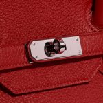 Hermès Birkin 35 RougeTomate Closing System  | Sell your designer bag on Saclab.com